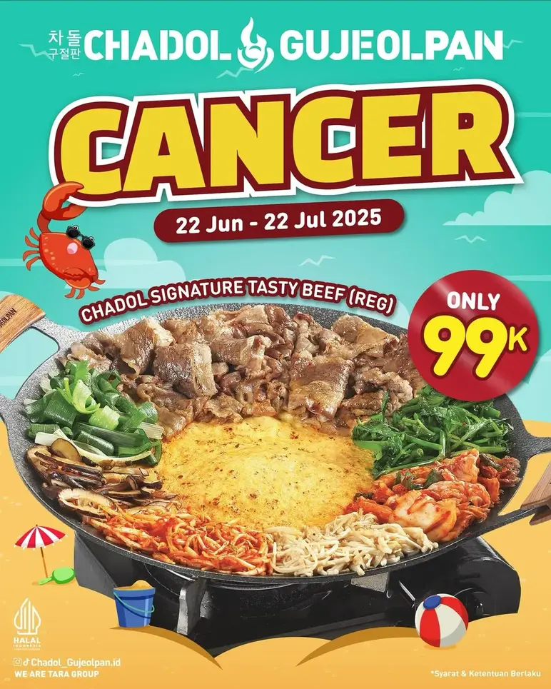 Chadol Gujeolpan: Pengalaman Makan Korea yang Unik dan Menarik di Indonesia